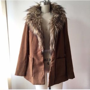 Jou Jou Fur Lined Coat
